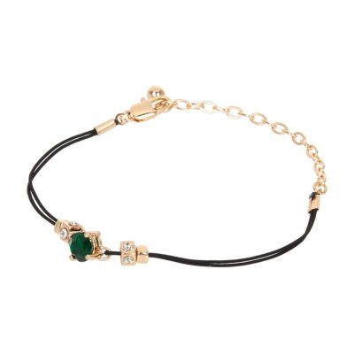 Green May birthstone bracelet